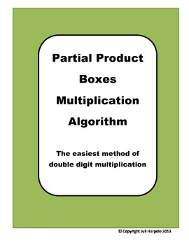 Preview of Multiplication Strategy - Partial Product Multiplication Boxes