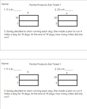 Partial Ticket Plans