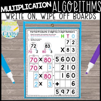 Partial Product Multiplication 3 By 1 Teaching Resources | TpT