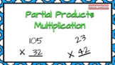 Partial Products Multiplication PowerPoint- Step by Step (