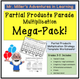 Partial Products Parade! Multiplication Graphic Organizer 