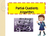 Partial Quotients Division Algorithm Tutorial PowerPoint