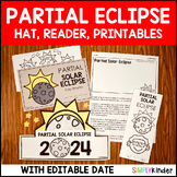 Partial Solar Eclipse 2024 Activities, Book, Hat, Brochure