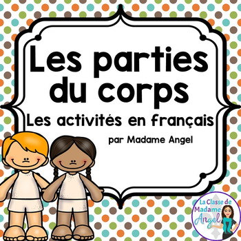 Preview of Parties du corps:  Parts of the Body Themed Vocabulary Activities in French