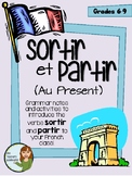 Partir and Sortir - French Irregular Verbs Pack