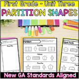 Partition Shapes | First Grade | New GA Standards Aligned