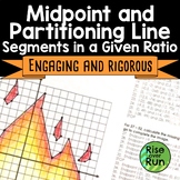 Partitioning Line Segments in a Given Ratio & Midpoints