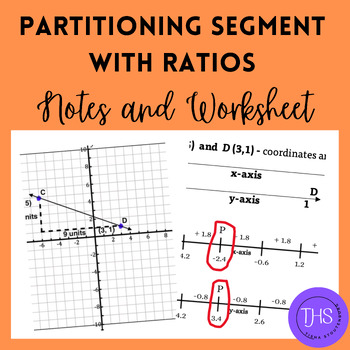 Preview of Partitioning Line Segments with Ratios on Coordinate Plane