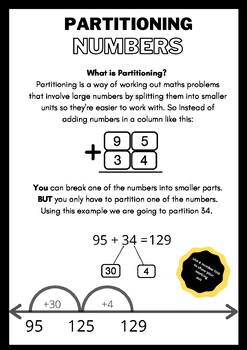 partitioning numbers teaching resources teachers pay teachers