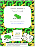 Partitioning Numbers to 20 Math Center Activities