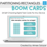 Partitioning Rectangles Boom Cards / Digital Task Cards / 