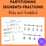 Partitioning Segments with Fractions - 2 Number Line Metho