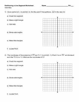 unit 1 homework 4 partitioning a segment