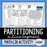 Partitioning a Line Segment Math Lib - DISTANCE LEARNING