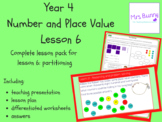 Partitioning lesson pack (Year 4 Number and Place Value)