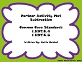 Partner Activity Mat- Subtraction