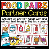 Partner Cards Food Pairs Food Friends Cooperative Learning