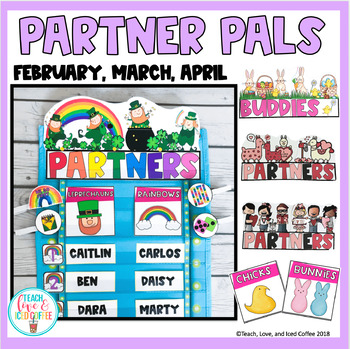 Preview of Partner Cards For Pairing February, March & April