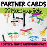 Partner Cards - Partner Pair Ups for Student Groups
