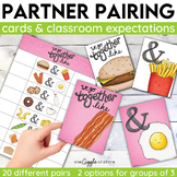 Partner Pairing Cards | Partner Cards | Peanut Butter and Jelly Partners