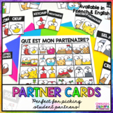 Partner Cards | Student Pairs | Picking Partners | Mon par