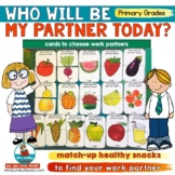 Partner Cards for Classroom | Who Will Be My Partner Today