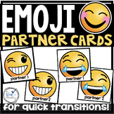 Partner Cards with Emoji Matches