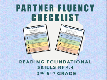 Preview of Partner Fluency Self Rating Scale