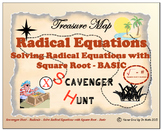 Scavenger Hunt {School/Home/Stations} - Solve Square Root 