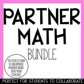 Preview of Partner Math GROWING BUNDLE