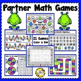 Partner Math Games (Monster Theme) (Printable)