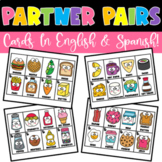 Partner Pair Cards - English & Spanish
