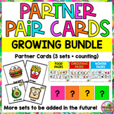 Partner Pair Up Share Think Pair Share Cards - Themed Year