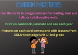 Partner Pairing Cards- CKLA Knowledge Unit 1 2nd grade