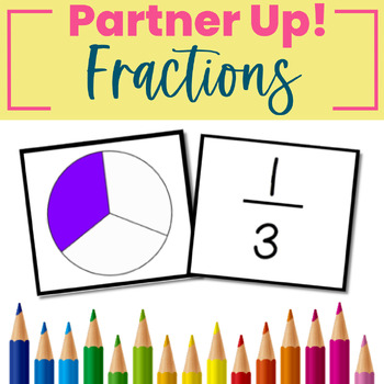 Preview of Partner Pairing Cards - Fractions