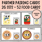 Partner Cards | Partner Match Up | Pairing Cards FUN FOODS