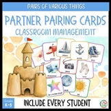 Partner Pairing Cards |  Just Things | Classroom Managemen
