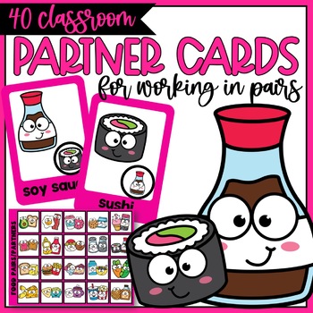 Preview of Partner Pairing Cards | Picking Partners | Pairing Students | Partner Matching