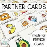Partner Pairing Cards for French Students