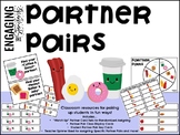 Partner Pairs (Classroom Resources for Pairing Up Students