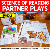 Science of Reading Decodable Partner Plays or Readers Thea