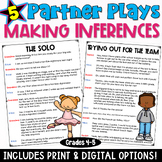 Partner Plays: Making Inferences (4th and 5th) Printable a
