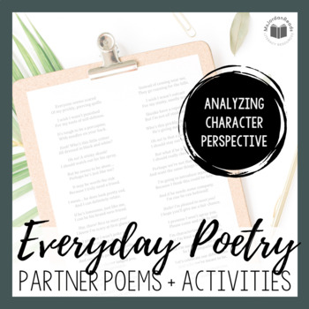 Preview of Partner Poems + Activities | Everyday Poetry Bundle