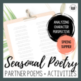 Partner Poems + Activities | Seasonal Poetry Bundle | SPRI