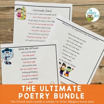 Poems For Choral Reading Teaching Resources | TPT
