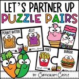 Partner Puzzle Pairing Cards {Food Pairs}