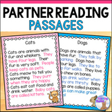 Partner Reading Fluency Passages - Reading Buddies Activity