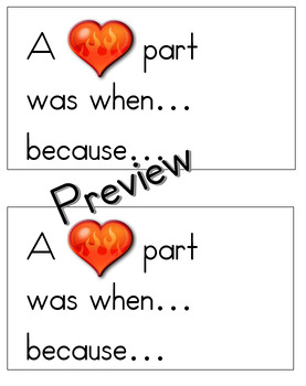 Preview of Partner Reading Discussion Ring Prompts