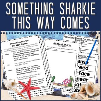Preview of Shark Week Partner Play, Ocean Theme, Fluency Activity, Summer Fluency Builder