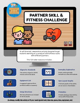 Preview of Partner Skill & Fitness Challenge